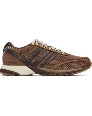 Wales Bonner Baskets Adios Brunes En Filet À Technologie Adizero Édition Adidas Originals - Noir