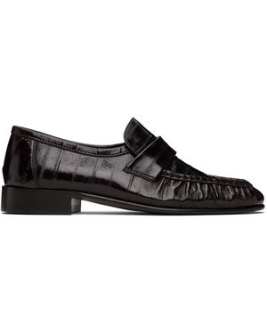 The Row Soft Loafers - Black