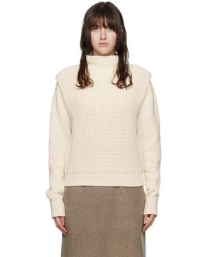 LE17SEPTEMBRE Off- Layered Sweater Set - Natural