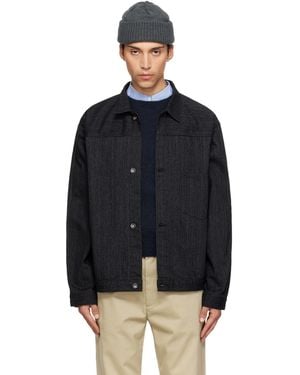Nanamica Short Denim Jacket - Black