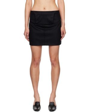 JOHANNA Paris Pockets Miniskirt - Black