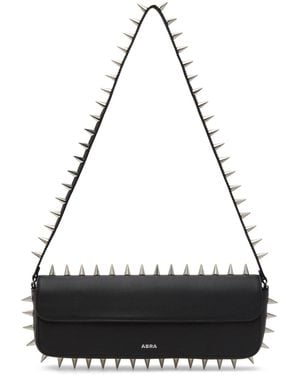 Abra Spike Baguette Bag - Black