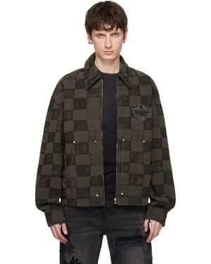 Amiri Chateau Crest Denim Jacket - Black