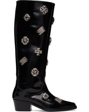 Toga Polido Tall Boots - Black