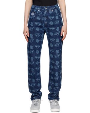 BBCICECREAM Jean 'Diamond & Dollars' Bleu