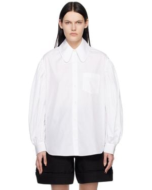 Simone Rocha Puff Sleeve Shirt - White