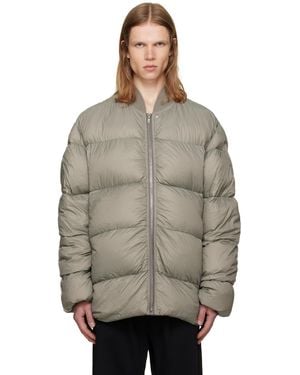 Rick Owens Tower Classic Down Flight Jacket - Grey