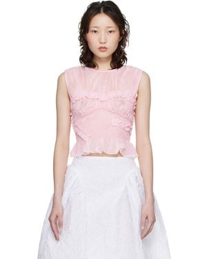 Cecilie Bahnsen Cbuphi Top - Pink