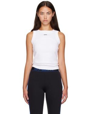 Off-White c/o Virgil Abloh 'Off' Stamp Round Tank Top - White