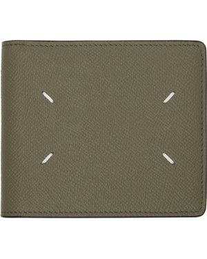 Maison Margiela Khaki Slim Wallet - Green
