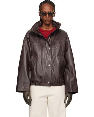 Rohe Reinvented Leather Jacket - Brown