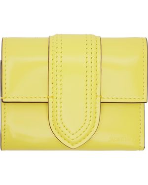 Jacquemus Les Classiques 'Le Compact Bambino' Wallet - Yellow