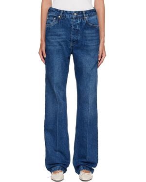 Studio Nicholson Barra Straight Leg Jeans - Blue