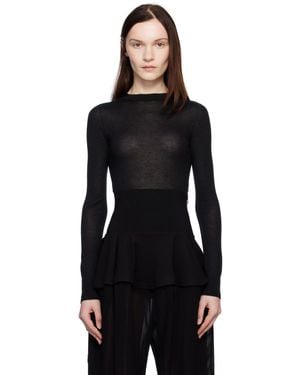 Alaïa Cashmere Bodysuit - Black