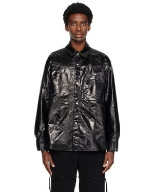 Song For The Mute Coated Jacket - Black