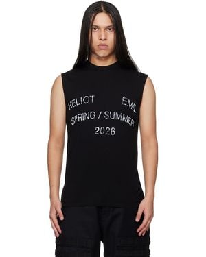 HELIOT EMIL Overo Tank Top - Black