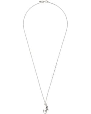 Emanuele Bicocchi Pin & Cross Pendant ネックレス - メタリック