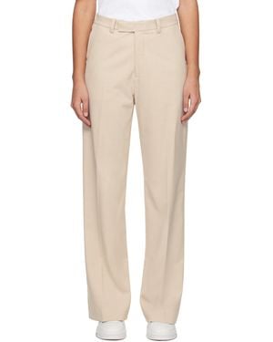 Axel Arigato Arch Slit Trousers - Natural