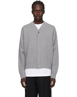Jacquemus Les Classiquesコレクション グレー Le Cardigan Boutonné カーディガン