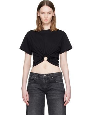 Rabanne Piercing T-Shirt - Black