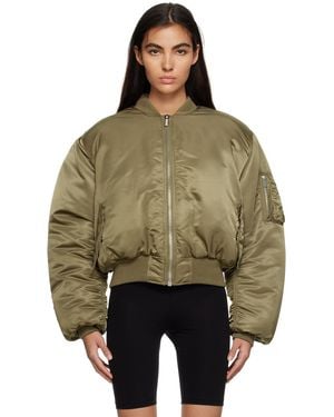 VTMNTS Alpha Industries Edition Reversible Bomber Jacket - Brown