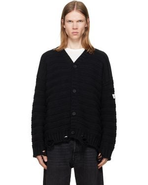 MM6 by Maison Margiela Wool Cardigan - Black
