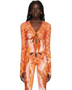 Collina Strada Ssense Exclusive Top - Orange