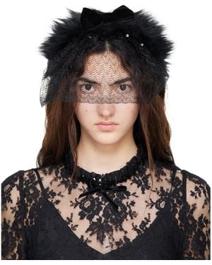 Anna Sui Veil Headband - Black