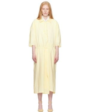 「LEMAIRE」シルク混 ミディ丈 ラップシャツワンピース レディース Lemaire ワンピース | オンラインセールは最大40