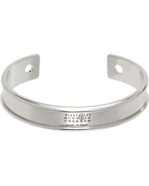 MM6 by Maison Margiela Numeric Cuff Bracelet - Metallic