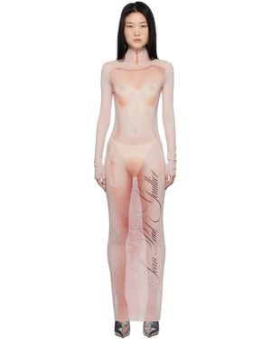 Jean Paul Gaultier 'Le Classique' Long Maxi Dress - Black