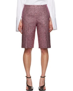 Dries Van Noten ジャカード ショートパンツ - レッド