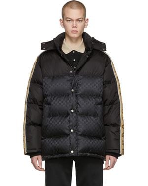 Gucci GG Jacquard Nylon Padded Coat - Black