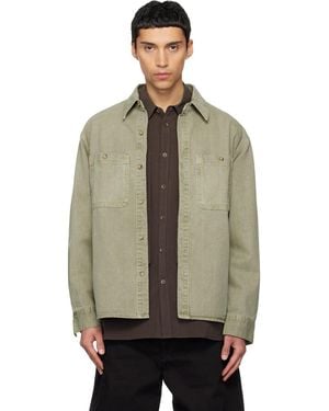 LE17SEPTEMBRE Garment-Dyed Denim Shirt - Natural