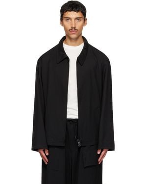 Y-3 Wool Tailored Blouson Jacket - Black