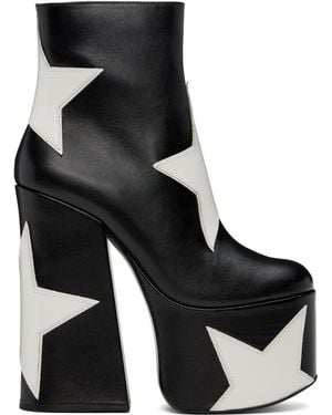 Marc Jacobs 'The Star Patchwork Kiki Platform' Boots - Black