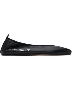 Off-White c/o Virgil Abloh 'High Heel' Ballerina Flats - Black