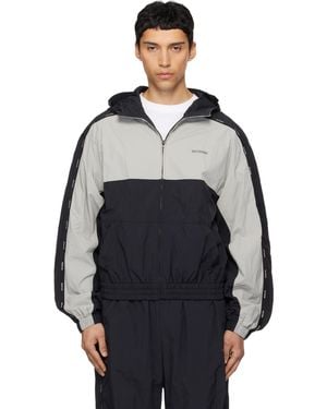 we11done Logo Tape Track Jacket - Black