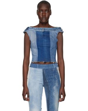 VITELLI Ssense Exclusive Denim Tank Top - Blue