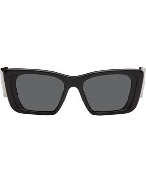Prada ブラック Thick Cat Eye アセテート サングラス