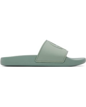 Anine Bing Isla Slides - Green