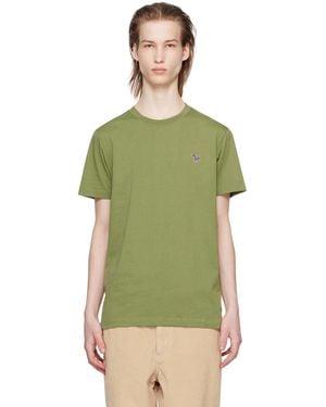 Paul Smith Khaki Zebra T-shirt - Green