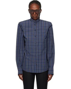 Mugler Power Shirt - Blue
