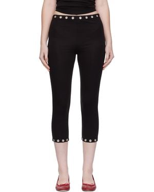 Miaou Carla Capri Leggings - Black