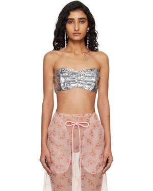 Simone Rocha Sculpt Bandeau Top - Black