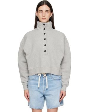 Citizens of Humanity Mirelle Funnel Neck Polo - Grey