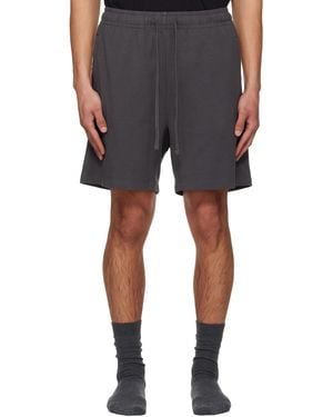 Skims Jersey Lounge Relaxed Shorts - Blue