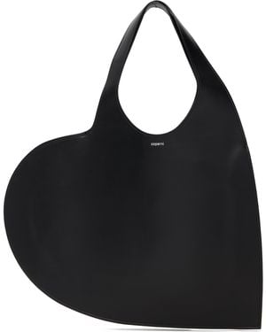 トートバッグ Coperni FW25 DOUBLE HEART TOTE BAG (COPBA113F6062 BLK) Coperni Heart Tote Bag - Black – The Frankie Shop