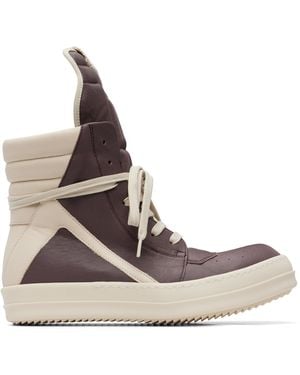 Rick Owens Tower Geobasket Trainers - Brown