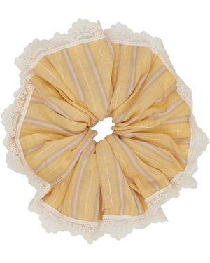 Anna Sui Lace Scrunchie - Metallic